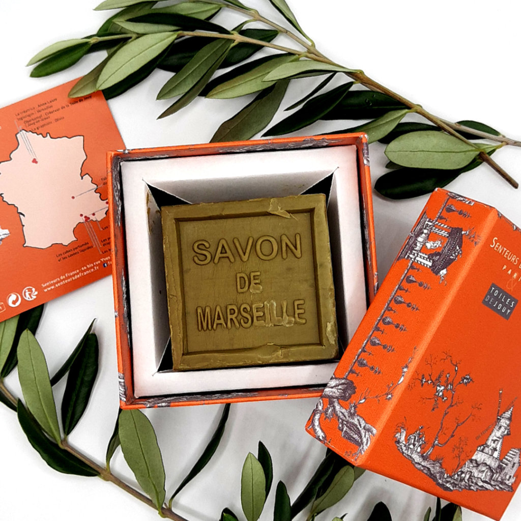 savon de Marseille coffret orange